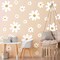 12 Sheets Daisy Wall Decals – Large Flower Stickers for Nursery, Kids’ Bedroom & Living Room